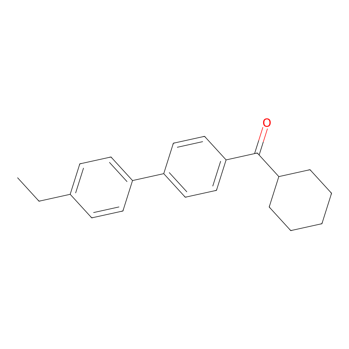 Cyclohexyl(4'-ethyl-[1,1'-biphenyl]-4-yl)methanone molecular structure, CAS 3002448-64-5