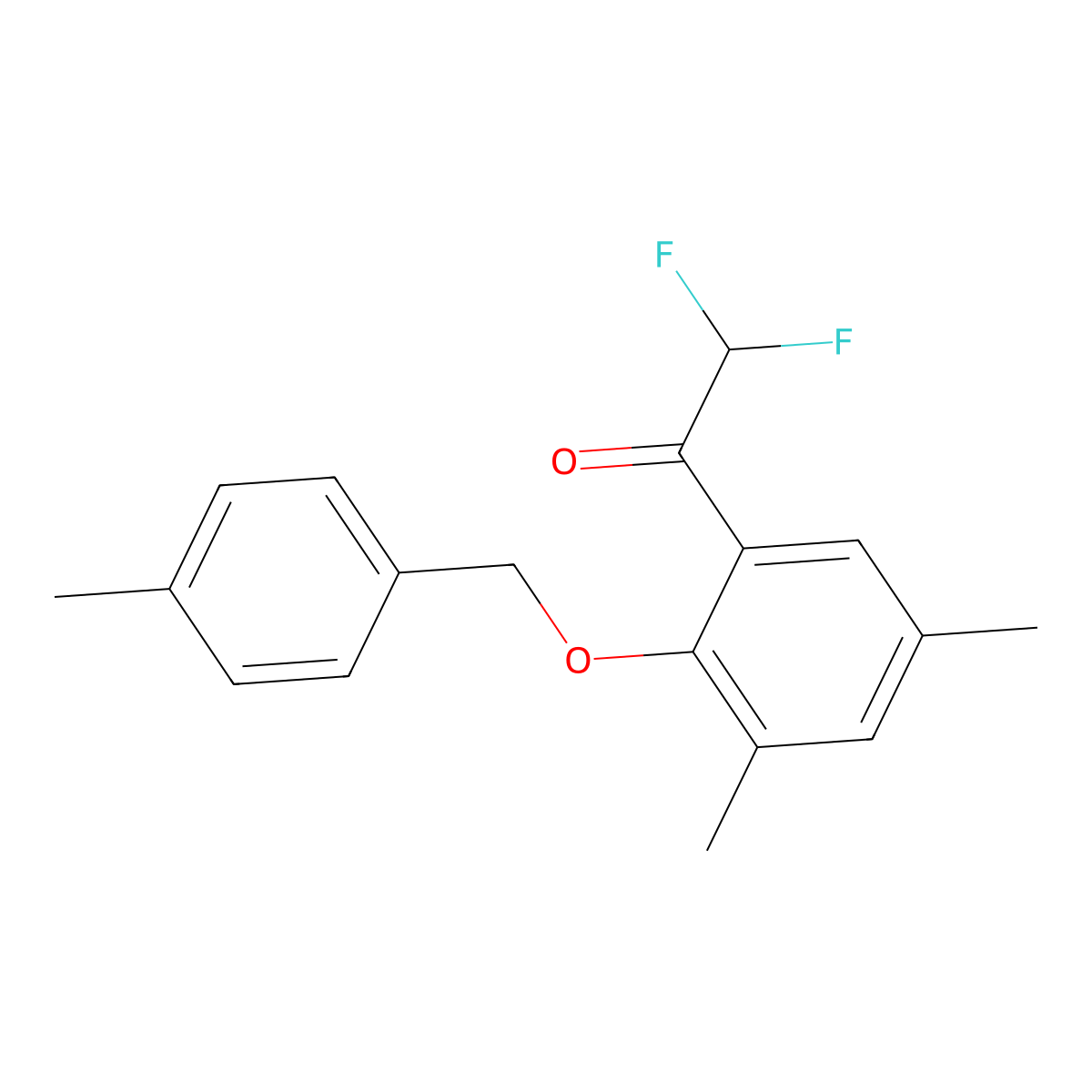 1-(3,5-Dimethyl-2-((4-methylbenZyl)oxy)phenyl)-2,2-difluoroethanone molecular structure, CAS 3002451-24-0