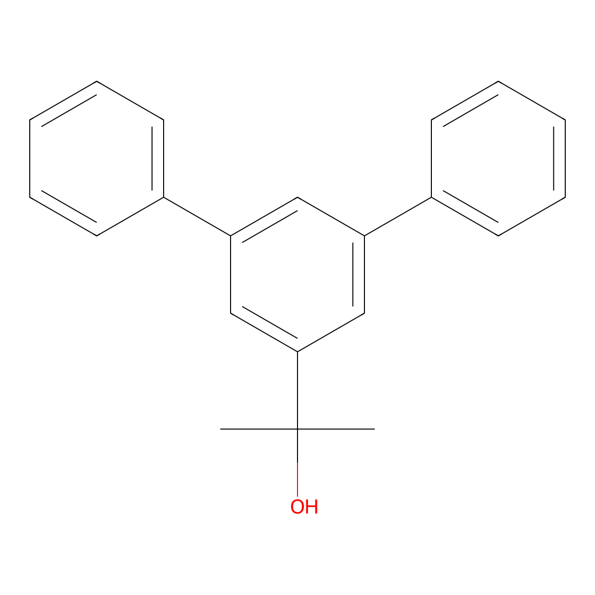 2-([1,1':3',1''-Terphenyl]-5'-yl)propan-2-ol molecular structure, CAS 3002454-74-9