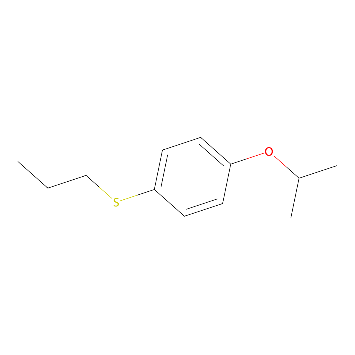 (4-Isopropoxyphenyl)(propyl)sulfane molecular structure, CAS 3002455-38-8