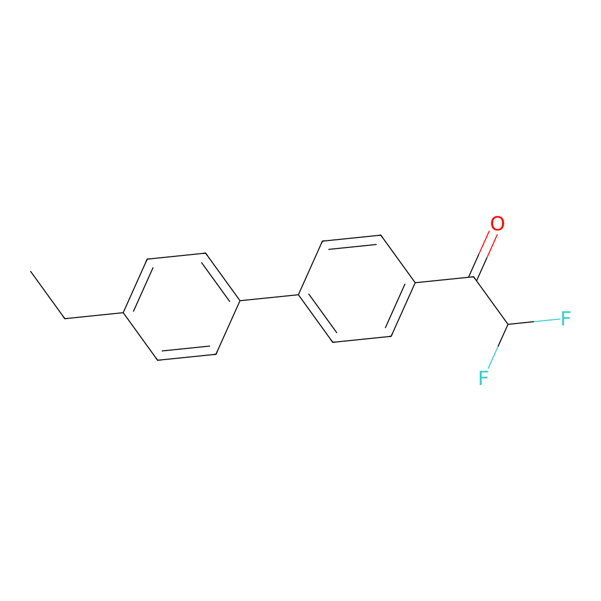 1-(4'-Ethyl-[1,1'-biphenyl]-4-yl)-2,2-difluoroethanone molecular structure, CAS 3002460-20-7