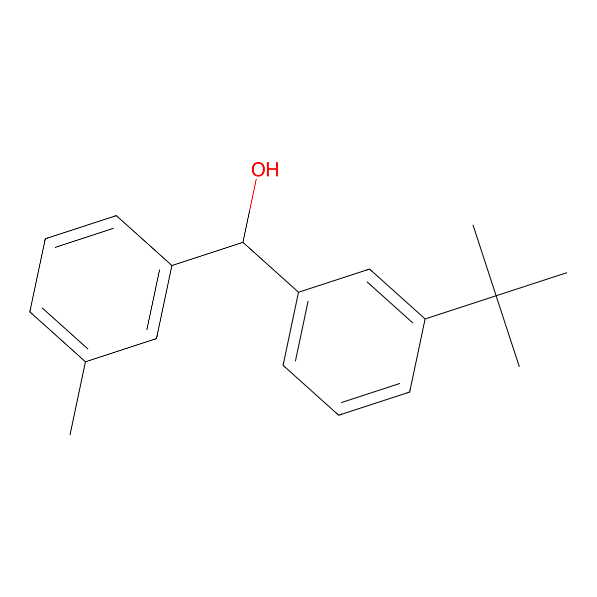 (3-(Tert-butyl)phenyl)(m-tolyl)methanol molecular structure, CAS 3002460-38-7