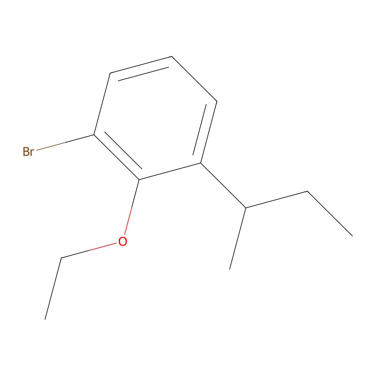 1-Bromo-3-(sec-butyl)-2-ethoxybenzene molecular structure, CAS 3002460-62-7