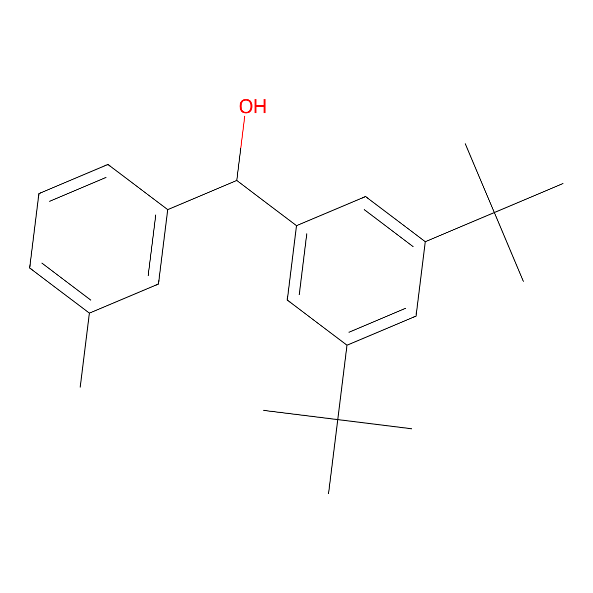 (3,5-Di-tert-butylphenyl)(m-tolyl)methanol molecular structure, CAS 3002460-71-8