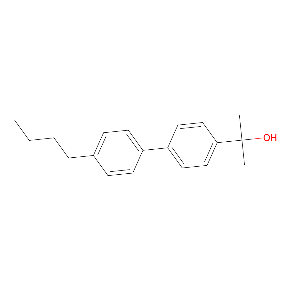 2-(4'-Butyl-[1,1'-biphenyl]-4-yl)propan-2-ol molecular structure, CAS 3002466-27-2