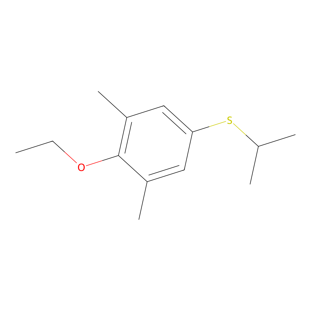 (4-Ethoxy-3,5-dimethylphenyl)(isopropyl)sulfane molecular structure, CAS 3002471-47-5
