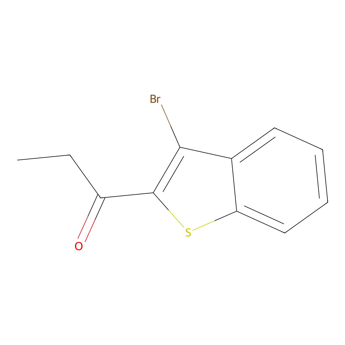 1-(3-BromobenZo[b]thiophen-2-yl)propan-1-one molecular structure, CAS 3002478-95-4