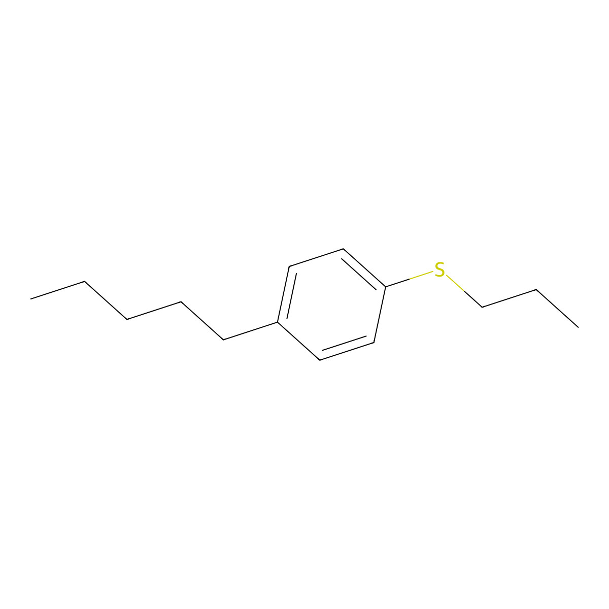 (4-Pentylphenyl)(propyl)sulfane molecular structure, CAS 3002480-51-2