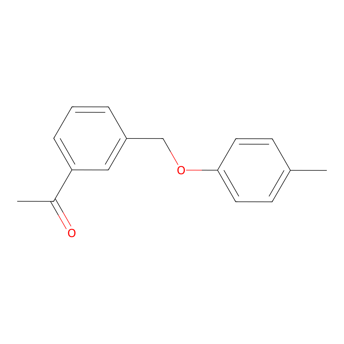 1-(3-((p-Tolyloxy)methyl)phenyl)ethanone molecular structure, CAS 3002481-30-0