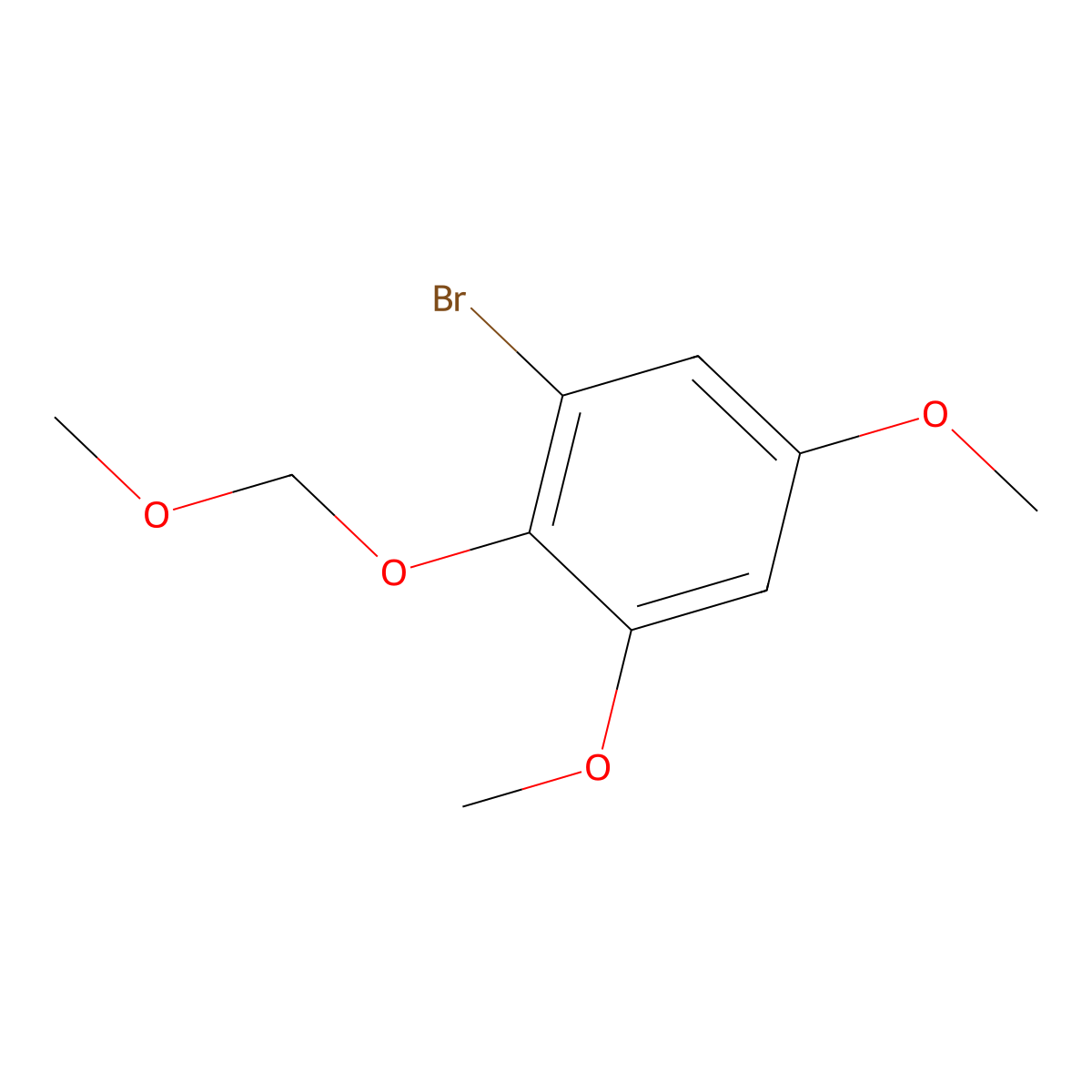 1-Bromo-3,5-dimethoxy-2-(methoxymethoxy)benzene molecular structure, CAS 3002481-51-5