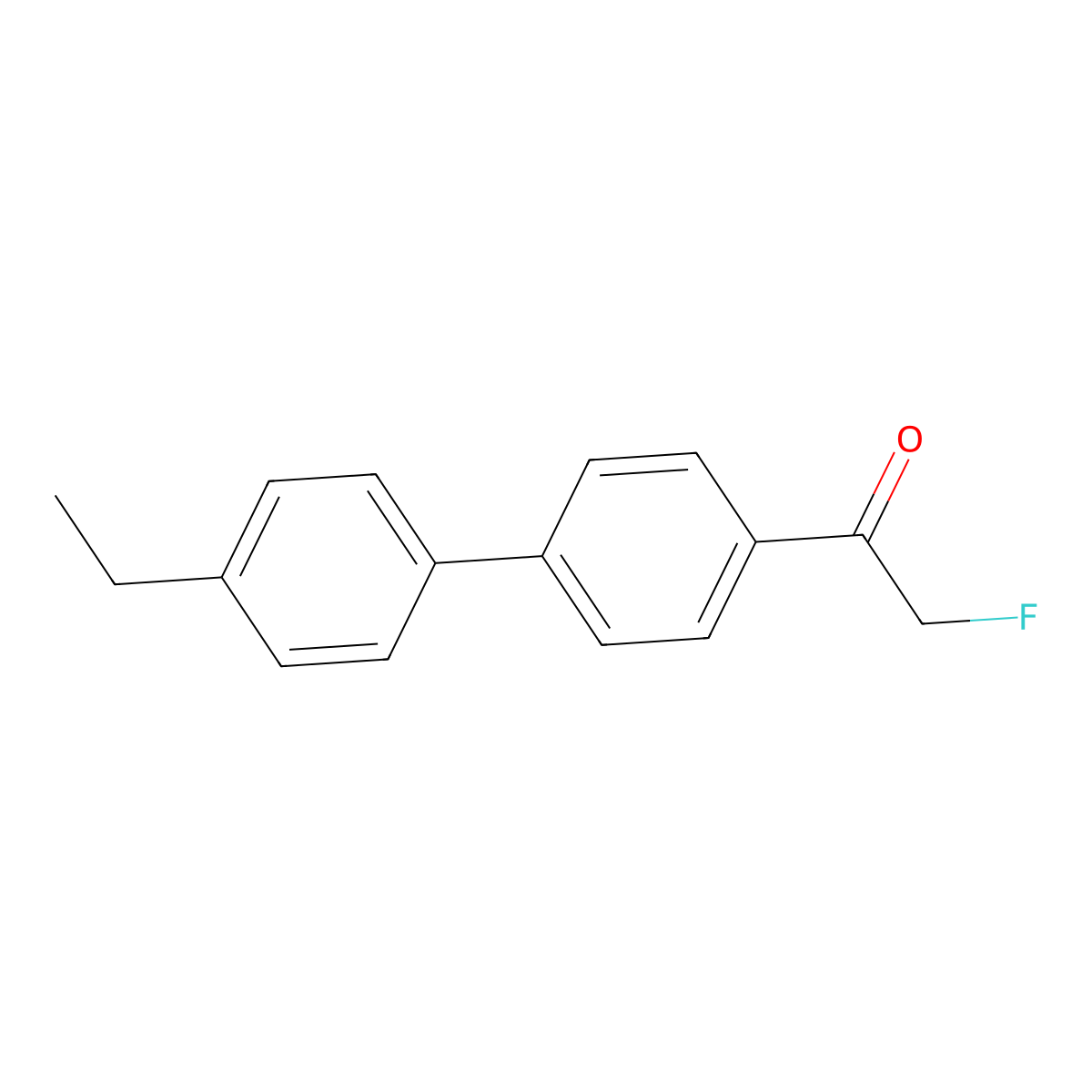 1-(4'-Ethyl-[1,1'-biphenyl]-4-yl)-2-fluoroethanone molecular structure, CAS 3002483-04-4