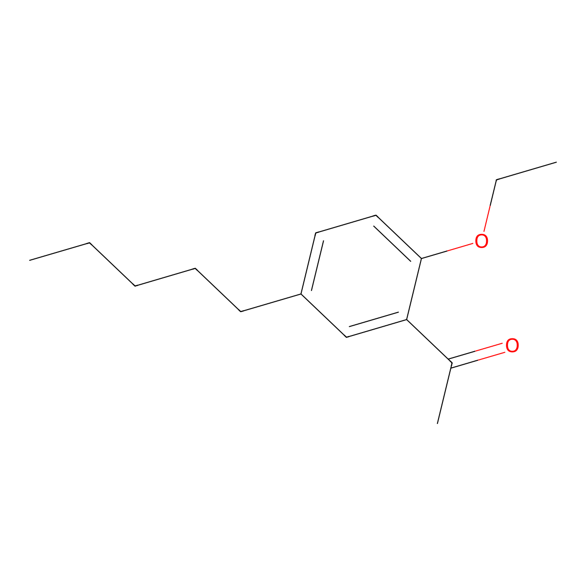 1-(2-Ethoxy-5-pentylphenyl)ethanone molecular structure, CAS 3002484-41-2
