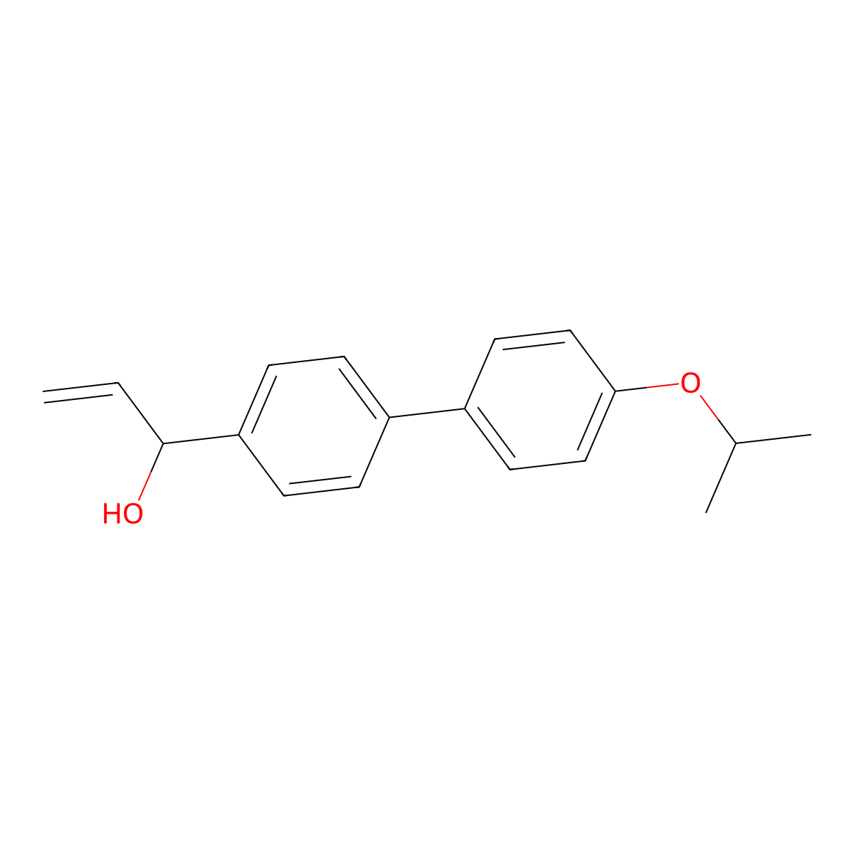1-(4'-Isopropoxy-[1,1'-biphenyl]-4-yl)prop-2-en-1-ol molecular structure, CAS 3002484-64-9