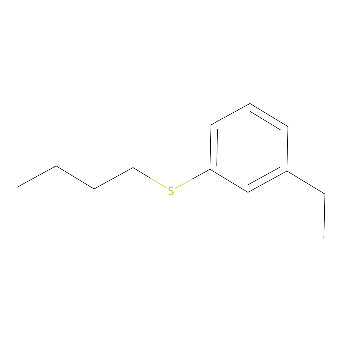 Butyl(3-ethylphenyl)sulfane molecular structure, CAS 3002485-04-0