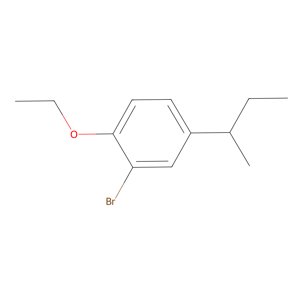 2-Bromo-4-(sec-butyl)-1-ethoxybenzene molecular structure, CAS 3002486-52-1