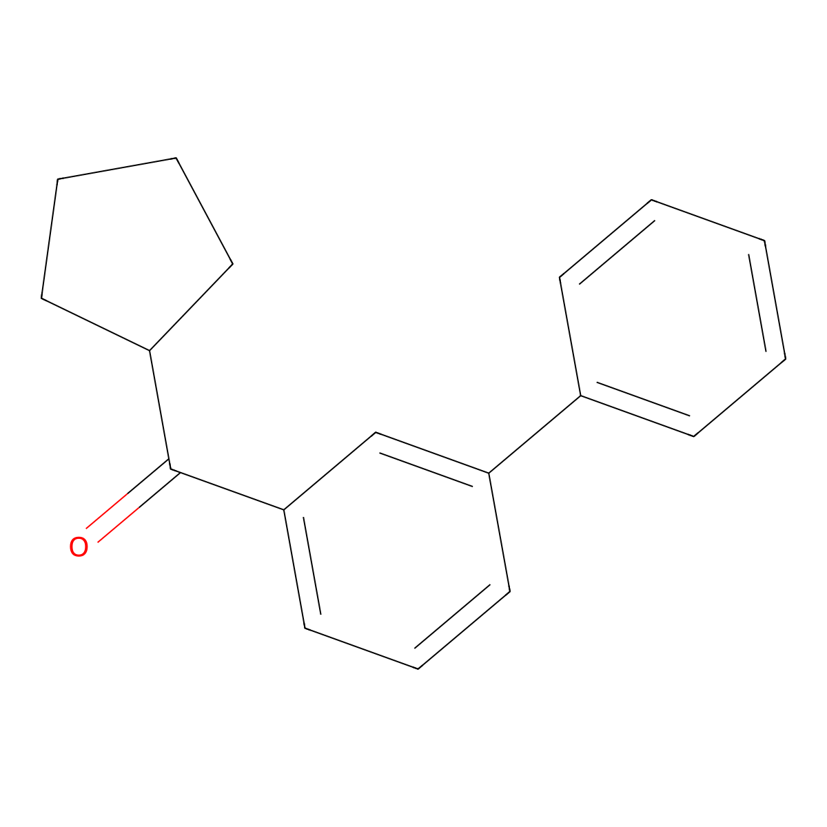 [1,1'-Biphenyl]-3-yl(cyclopentyl)methanone molecular structure, CAS 3002487-44-4