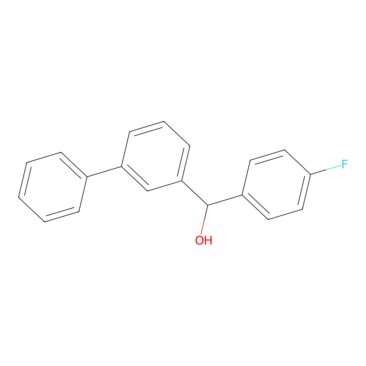 [1,1'-Biphenyl]-3-yl(4-fluorophenyl)methanol molecular structure, CAS 3002487-50-2