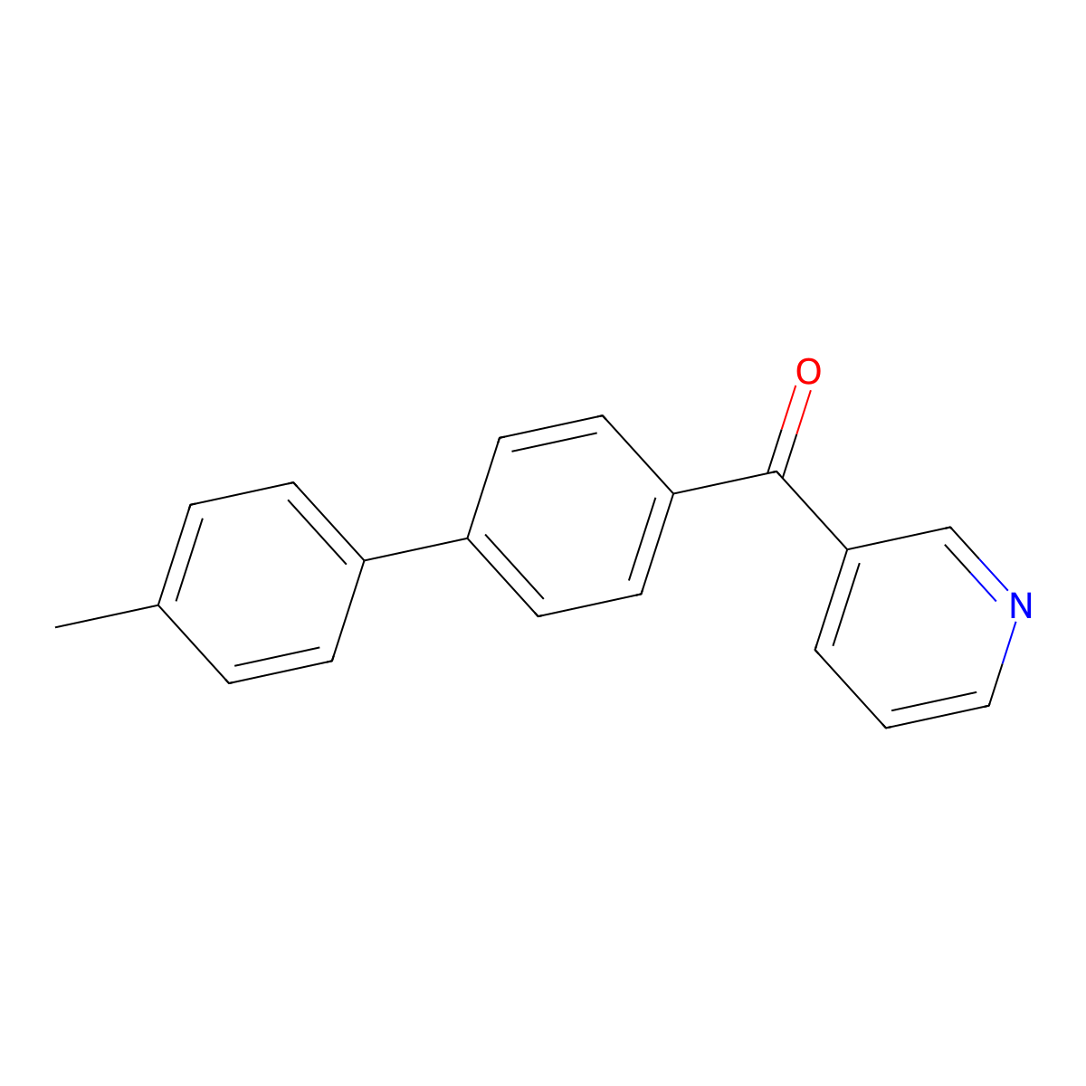(4'-Methyl-[1,1'-biphenyl]-4-yl)(pyridin-3-yl)methanone molecular structure, CAS 3002488-00-5