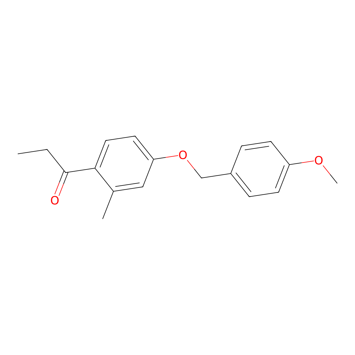 1-(4-((4-Methoxybenzyl)oxy)-2-methylphenyl)propan-1-one molecular structure, CAS 3002496-85-4