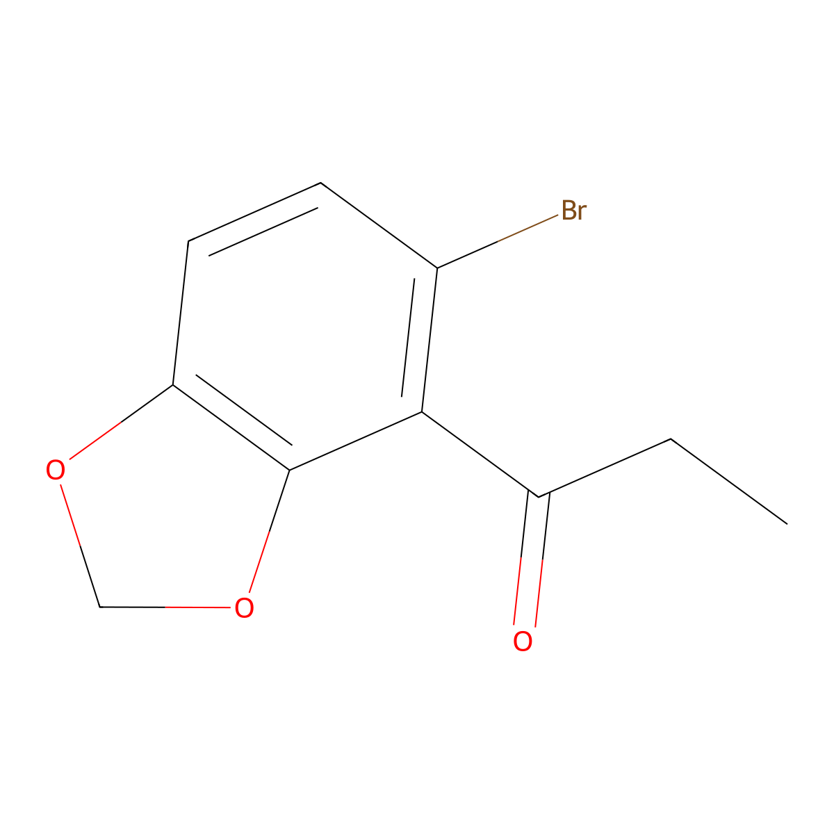 1-(5-Bromobenzo[d][1,3]dioxol-4-yl)propan-1-one molecular structure, CAS 3002497-39-1