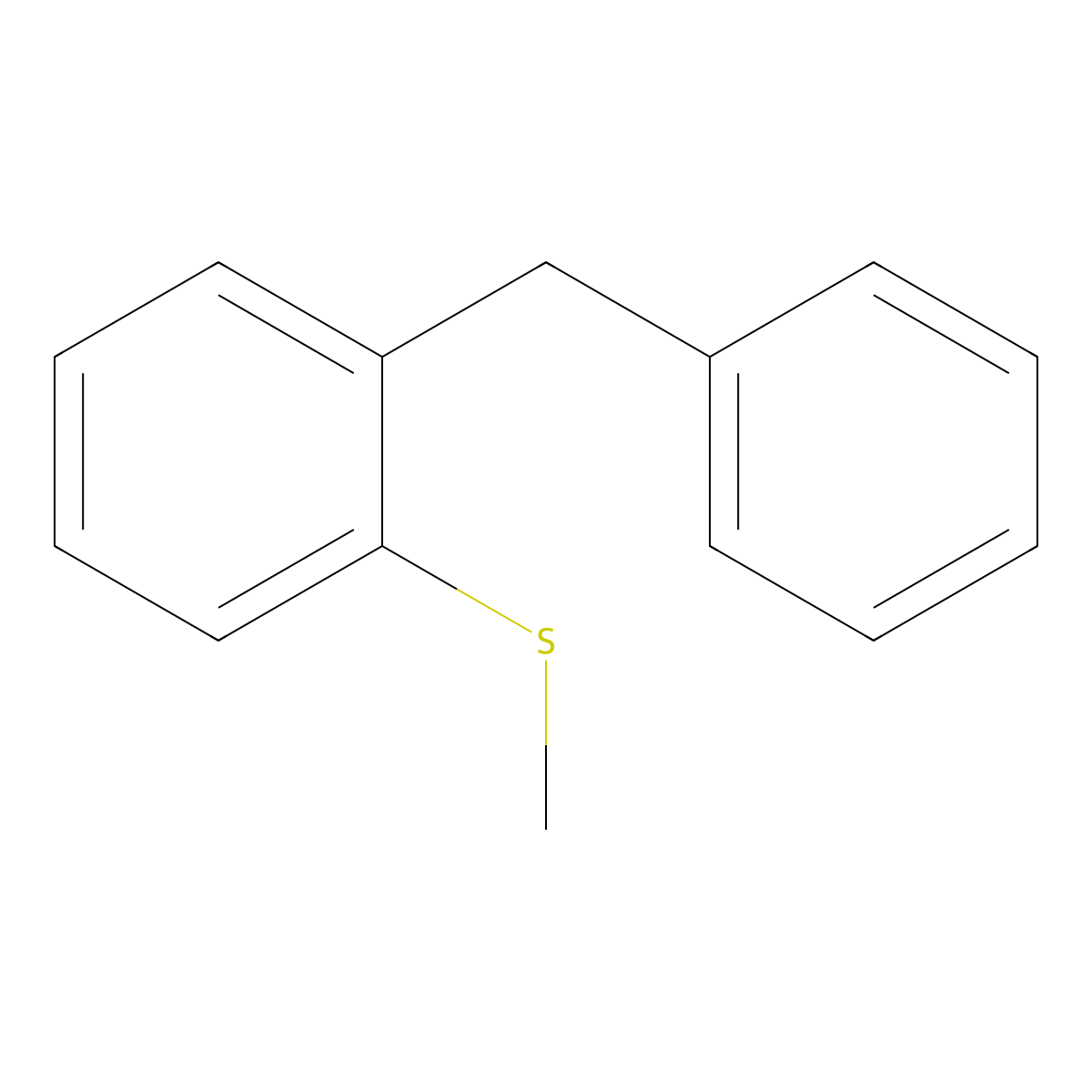 (2-Benzylphenyl)(methyl)sulfane molecular structure, CAS 3002498-80-5