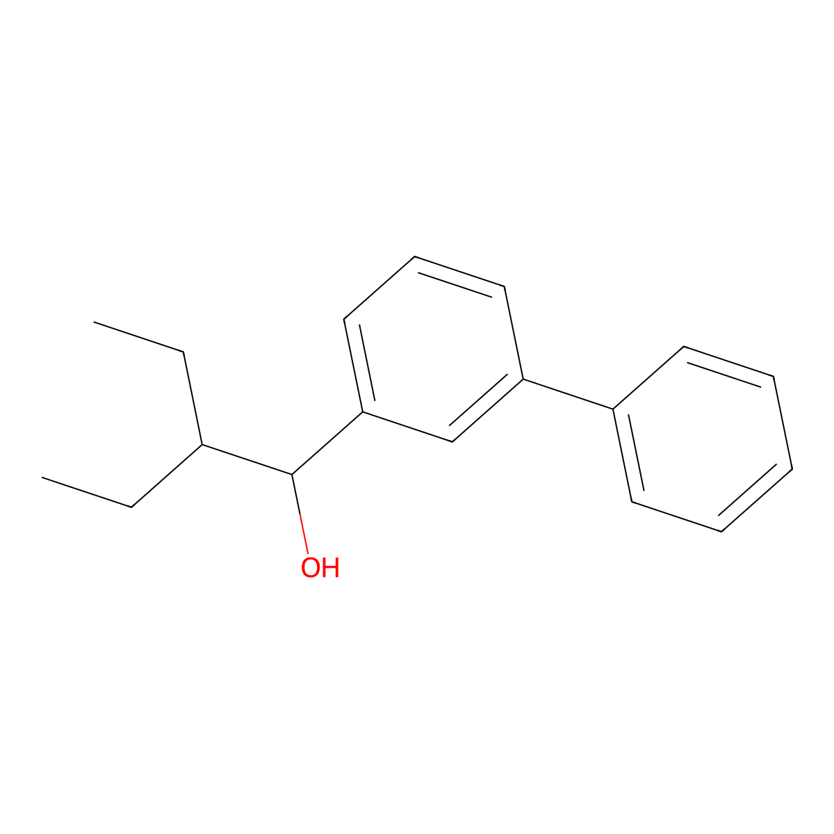 1-([1,1'-Biphenyl]-3-yl)-2-ethylbutan-1-ol molecular structure, CAS 3002500-94-6