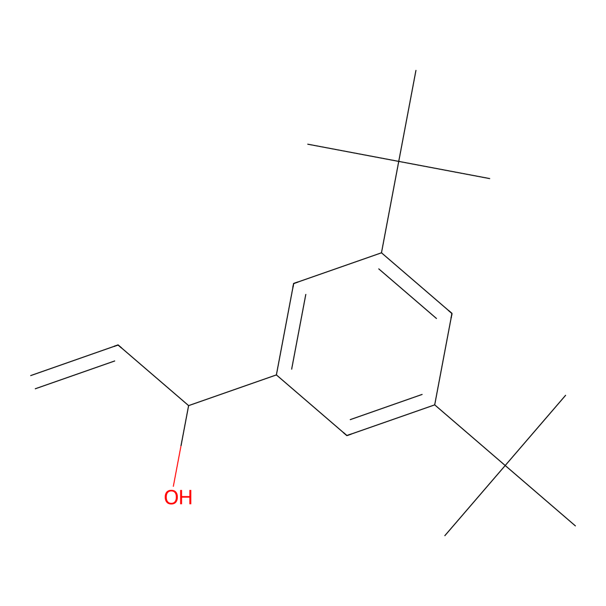1-(3,5-Di-tert-butylphenyl)prop-2-en-1-ol molecular structure, CAS 3002504-76-6