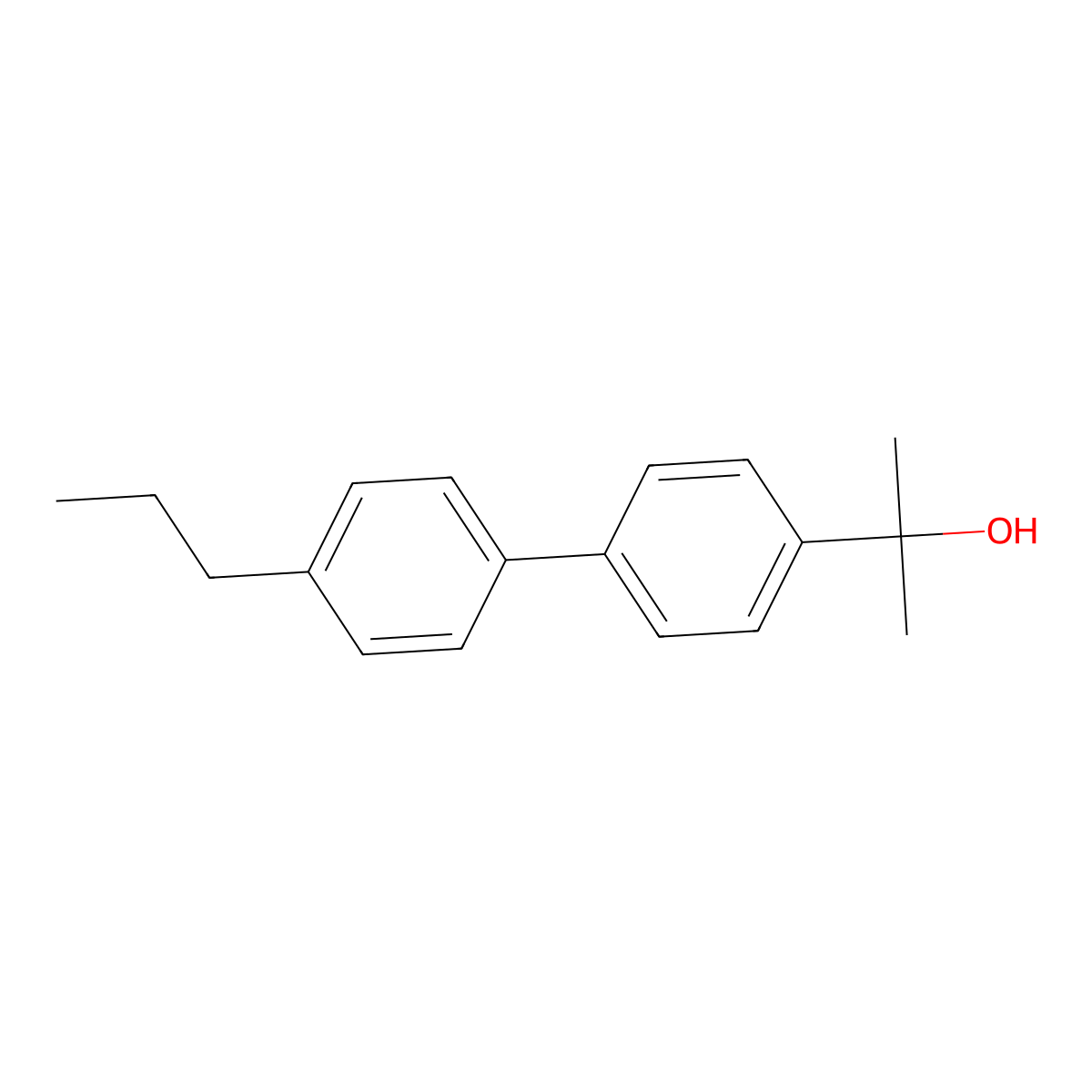 2-(4'-Propyl-[1,1'-biphenyl]-4-yl)propan-2-ol molecular structure, CAS 3002508-37-1