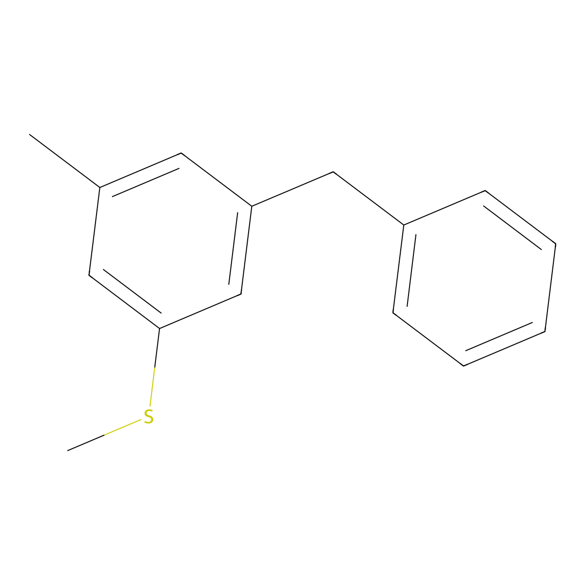 (3-Benzyl-5-methylphenyl)(methyl)sulfane molecular structure, CAS 3002508-71-3