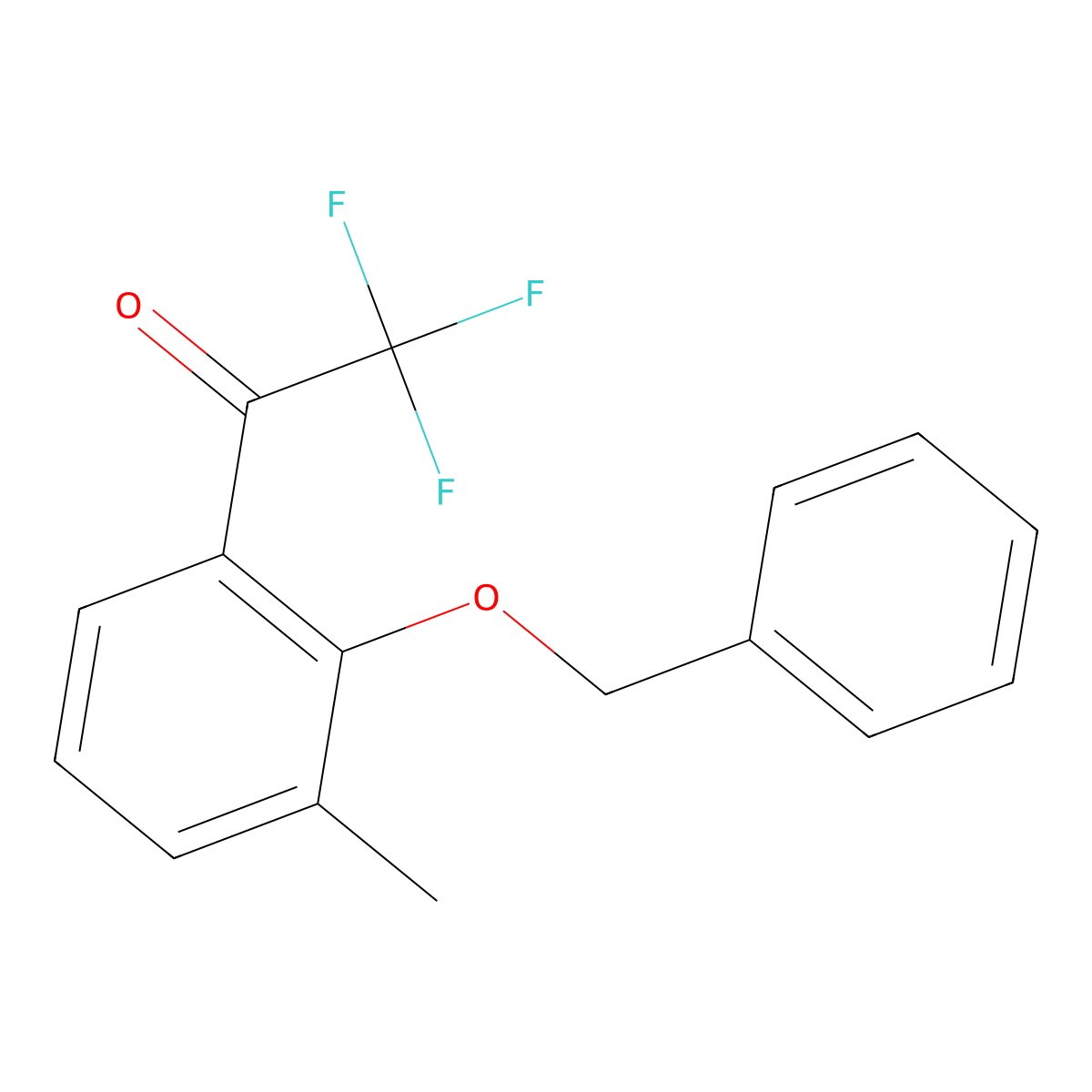 1-(2-(BenZyloxy)-3-methylphenyl)-2,2,2-trifluoroethanone molecular structure, CAS 3002508-85-9