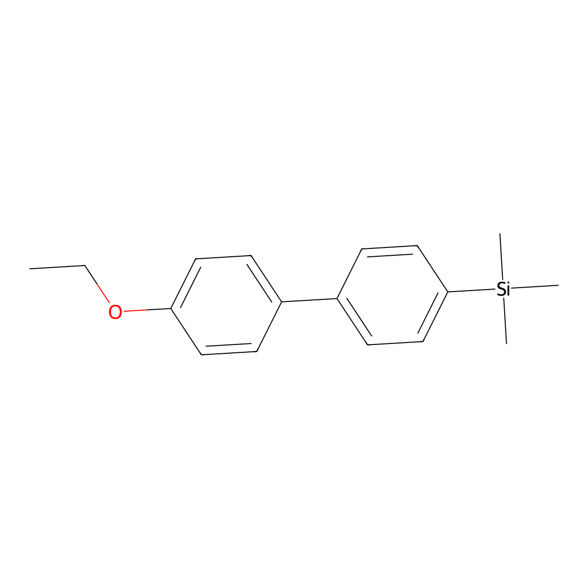 (4'-Ethoxy-[1,1'-biphenyl]-4-yl)trimethylsilane molecular structure, CAS 3002512-46-8
