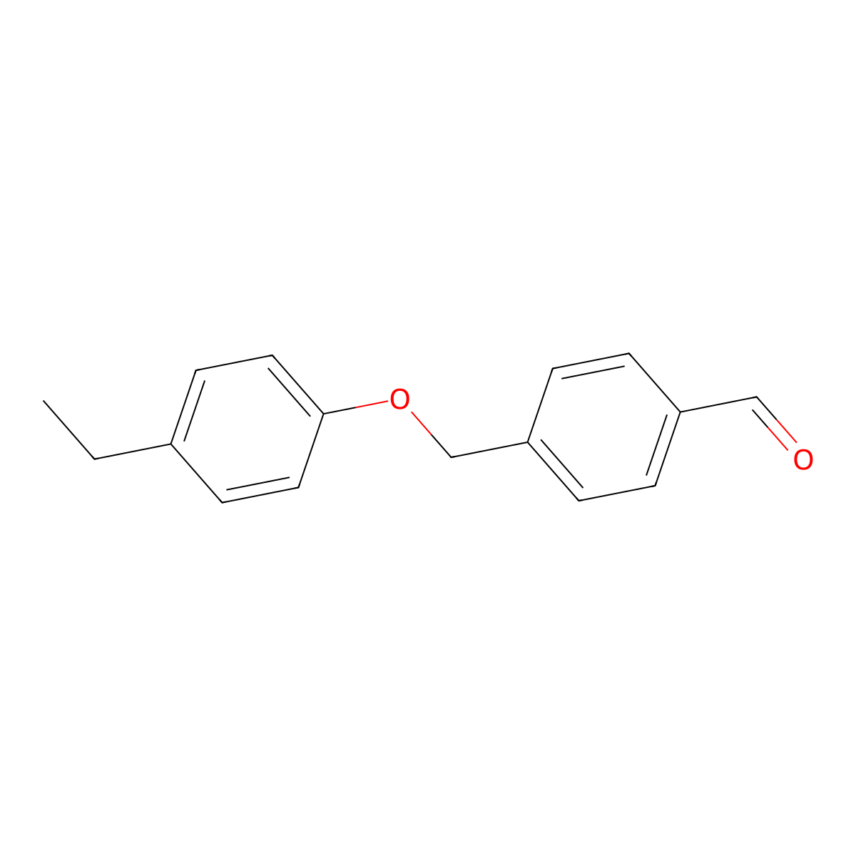 4-((4-Ethylphenoxy)methyl)benzaldehyde molecular structure, CAS 3002518-22-8