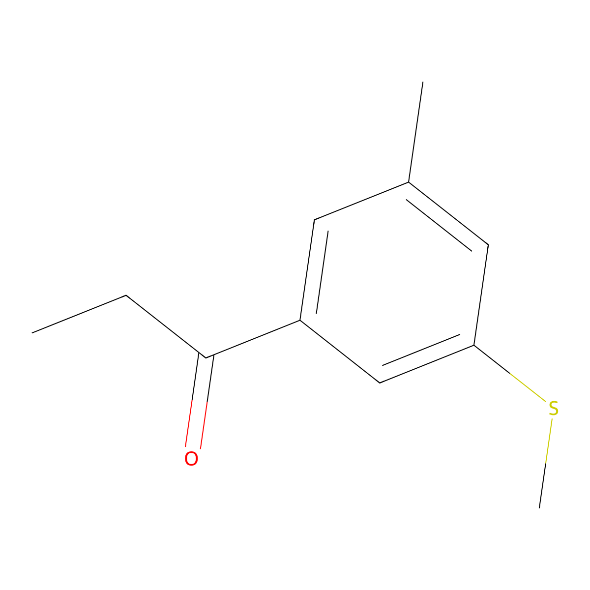 1-(3-Methyl-5-(methylthio)phenyl)propan-1-one molecular structure, CAS 3002520-35-3