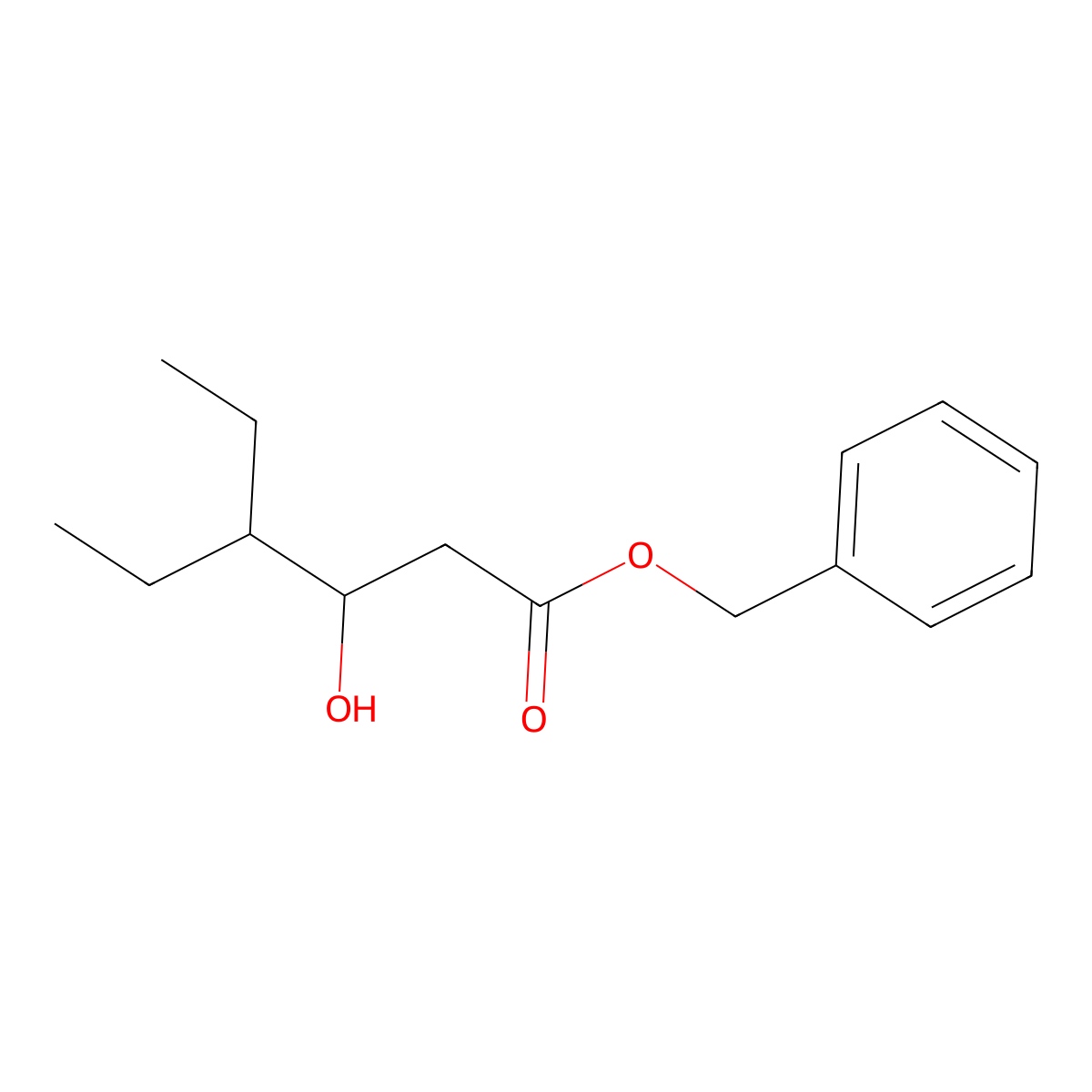 BenZyl 4-ethyl-3-hydroxyhexanoate molecular structure, CAS 3002521-05-0