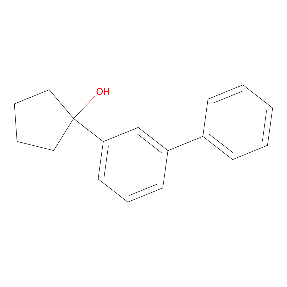 1-([1,1'-Biphenyl]-3-yl)cyclopentanol molecular structure, CAS 3002528-91-5