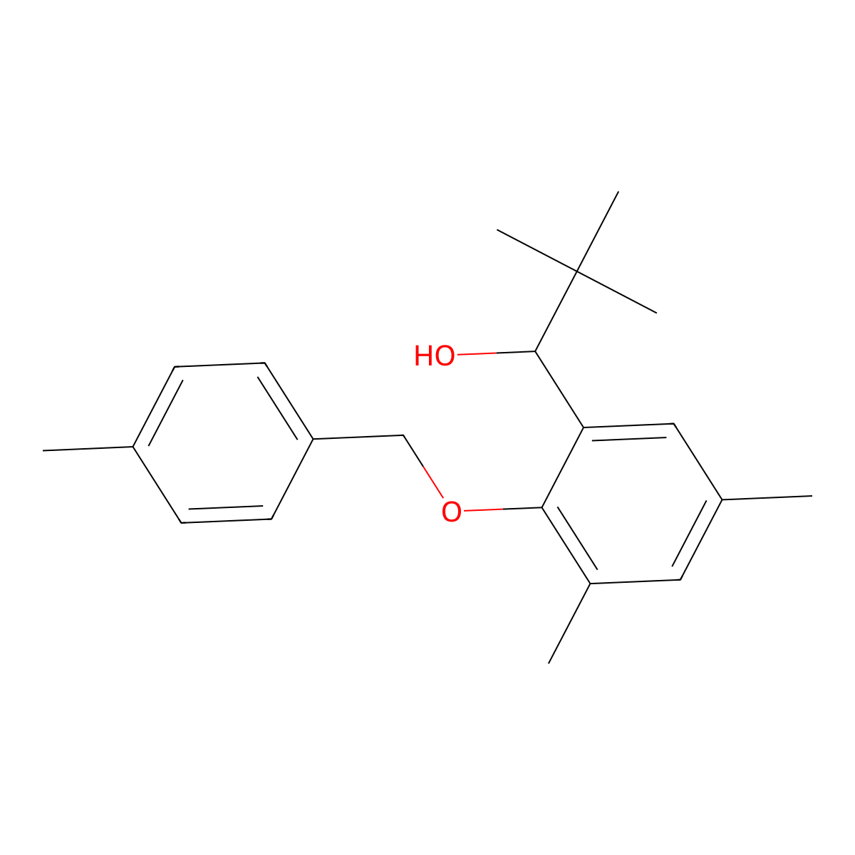 1-(3,5-Dimethyl-2-((4-methylbenZyl)oxy)phenyl)-2,2-dimethylpropan-1-ol molecular structure, CAS 3002528-93-7