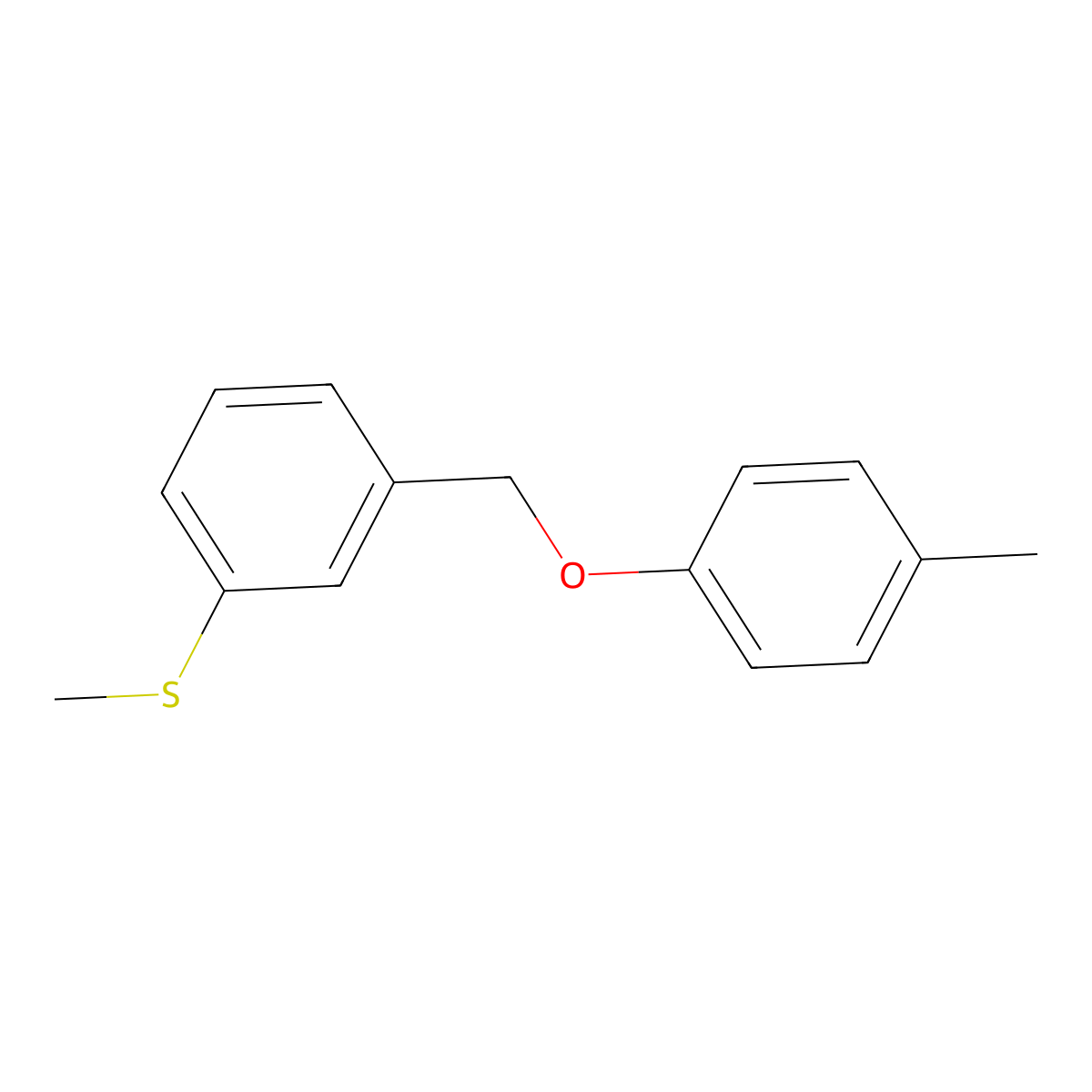 Methyl(3-((p-tolyloxy)methyl)phenyl)sulfane molecular structure, CAS 3002536-94-6