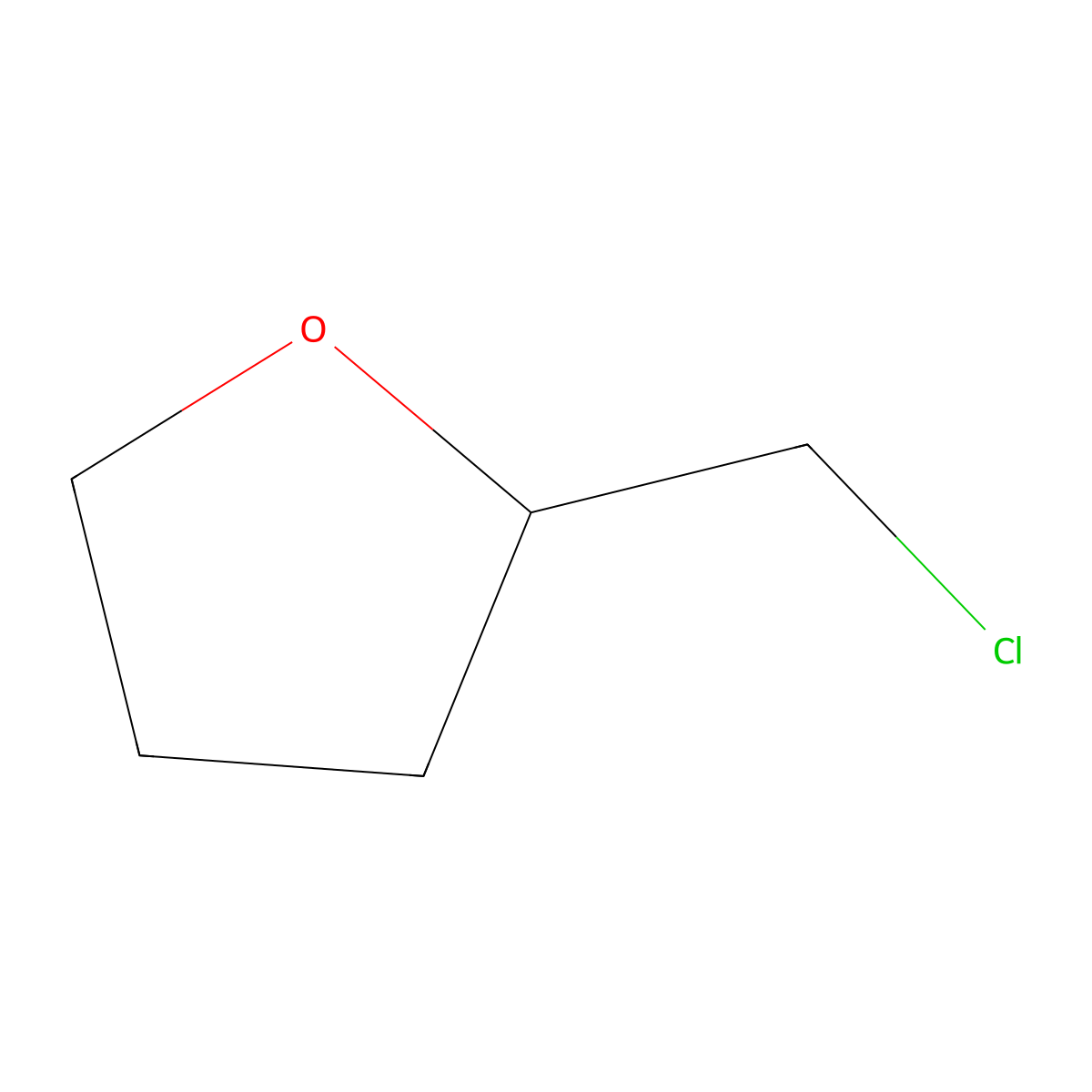2-Chloromethyl tetrahydrofuran molecular structure, CAS 3003-84-7