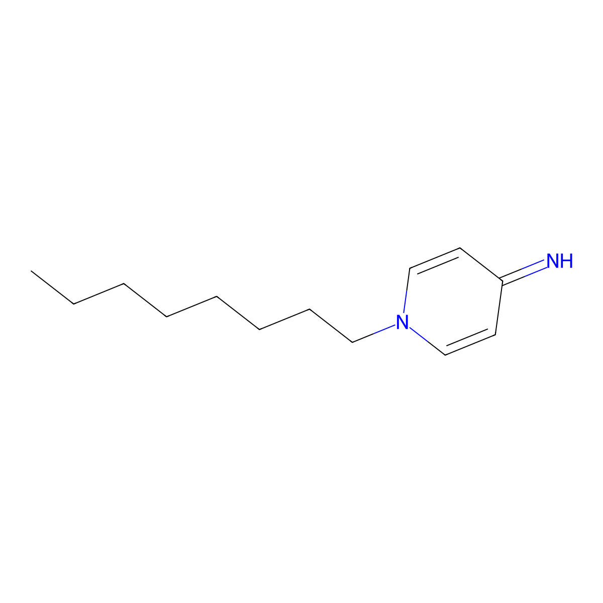 1-octylpyridin-4(1H)-imine molecular structure, CAS 300391-10-0