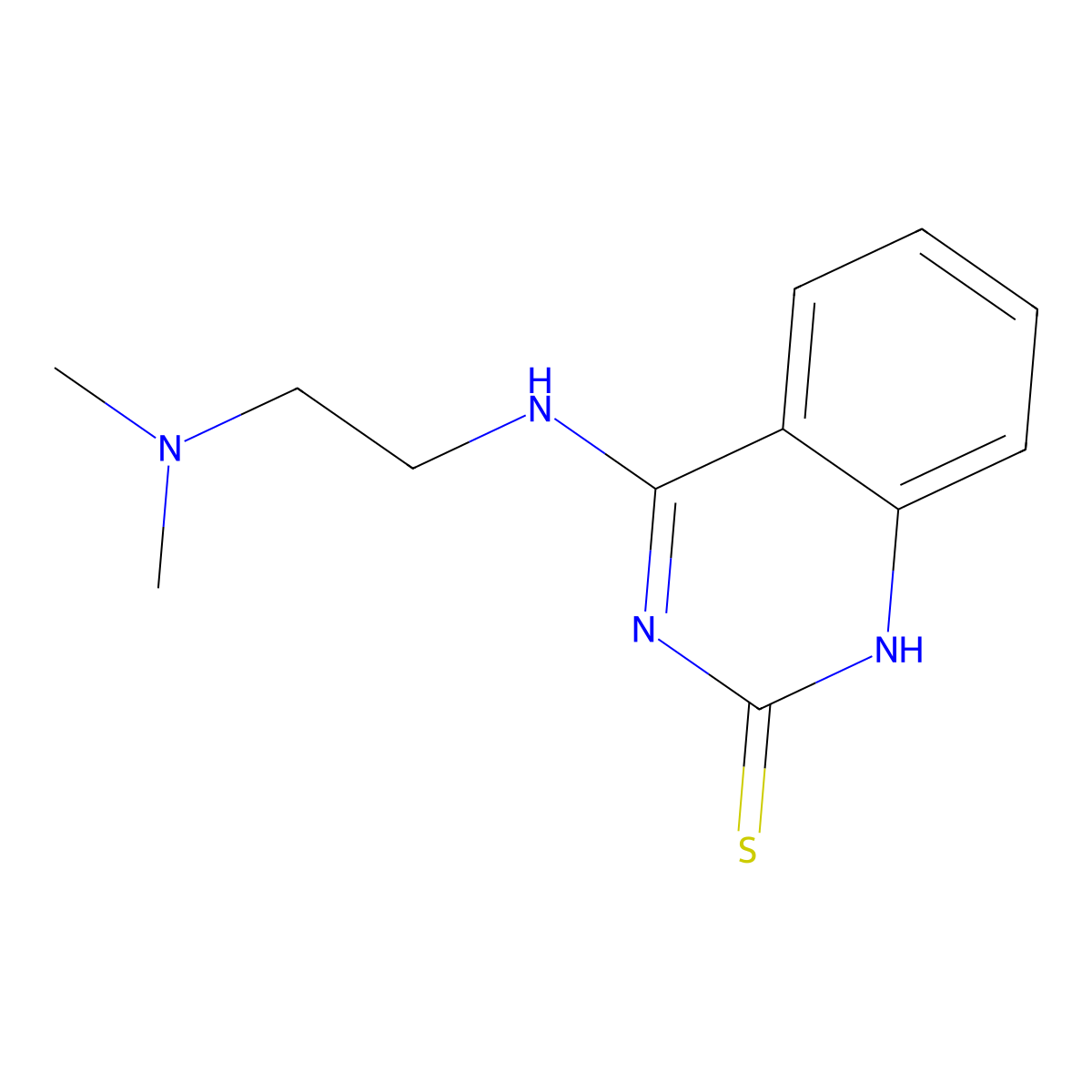 4-{[2-(Dimethylamino)ethyl]amino}-1,2-dihydroquinazoline-2-thione molecular structure, CAS 300395-56-6
