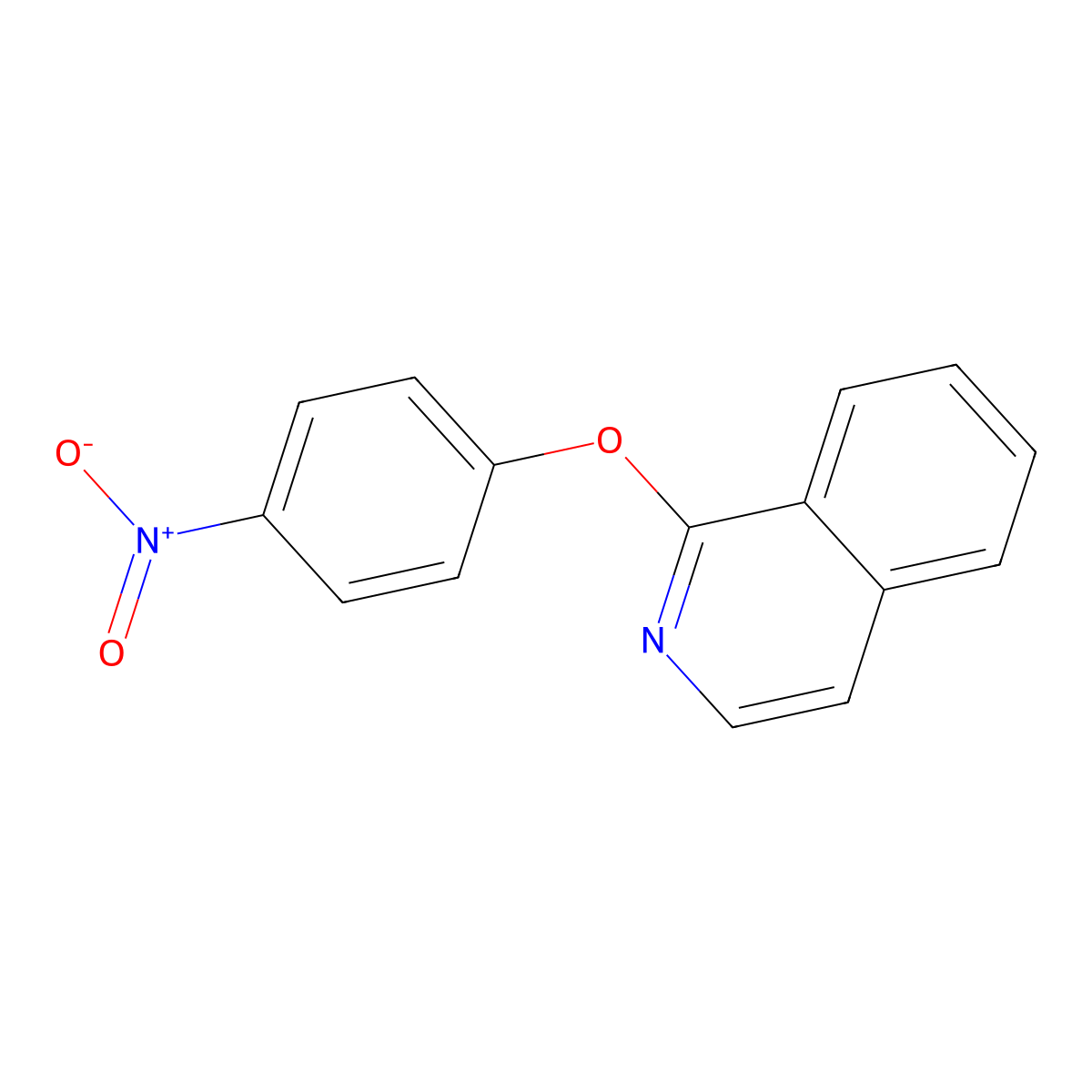 1-(4-Nitrophenoxy)isoquinoline molecular structure, CAS 300396-42-3