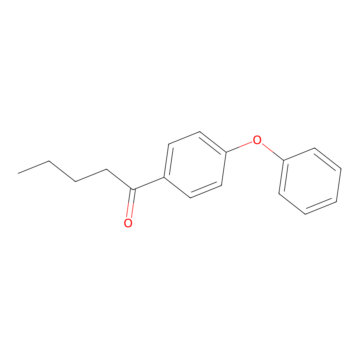 1-(4-Phenoxyphenyl)pentan-1-one molecular structure, CAS 300397-35-7