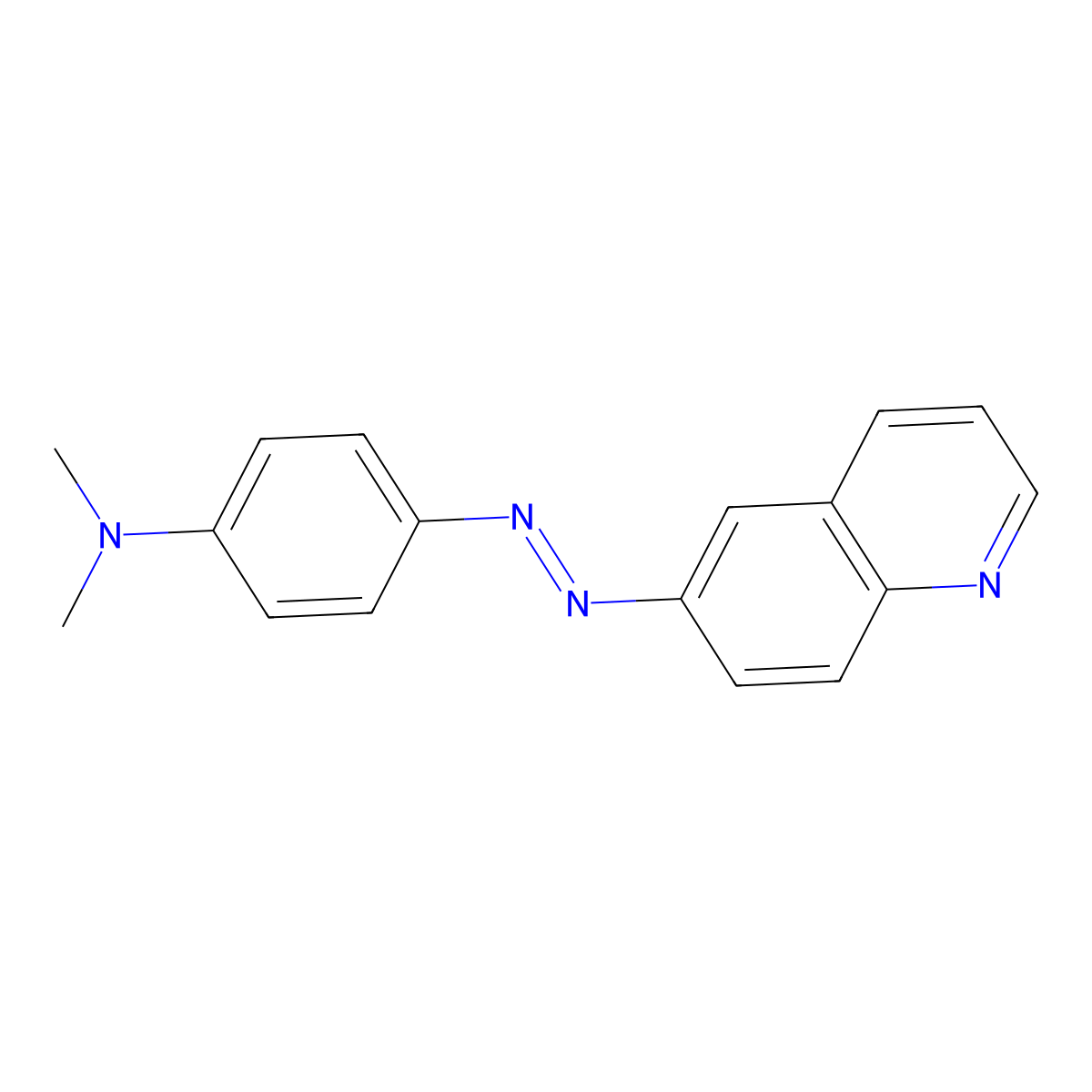 6-(4-Dimethylaminophenyl)azoquinoline molecular structure, CAS 30041-69-1