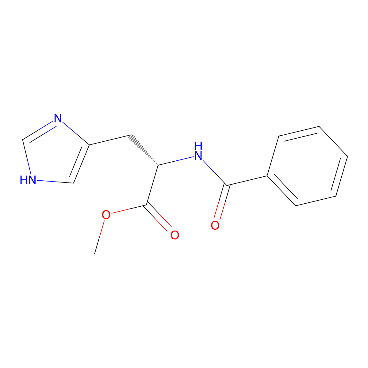 BZ-His-ome molecular structure, CAS 3005-62-7