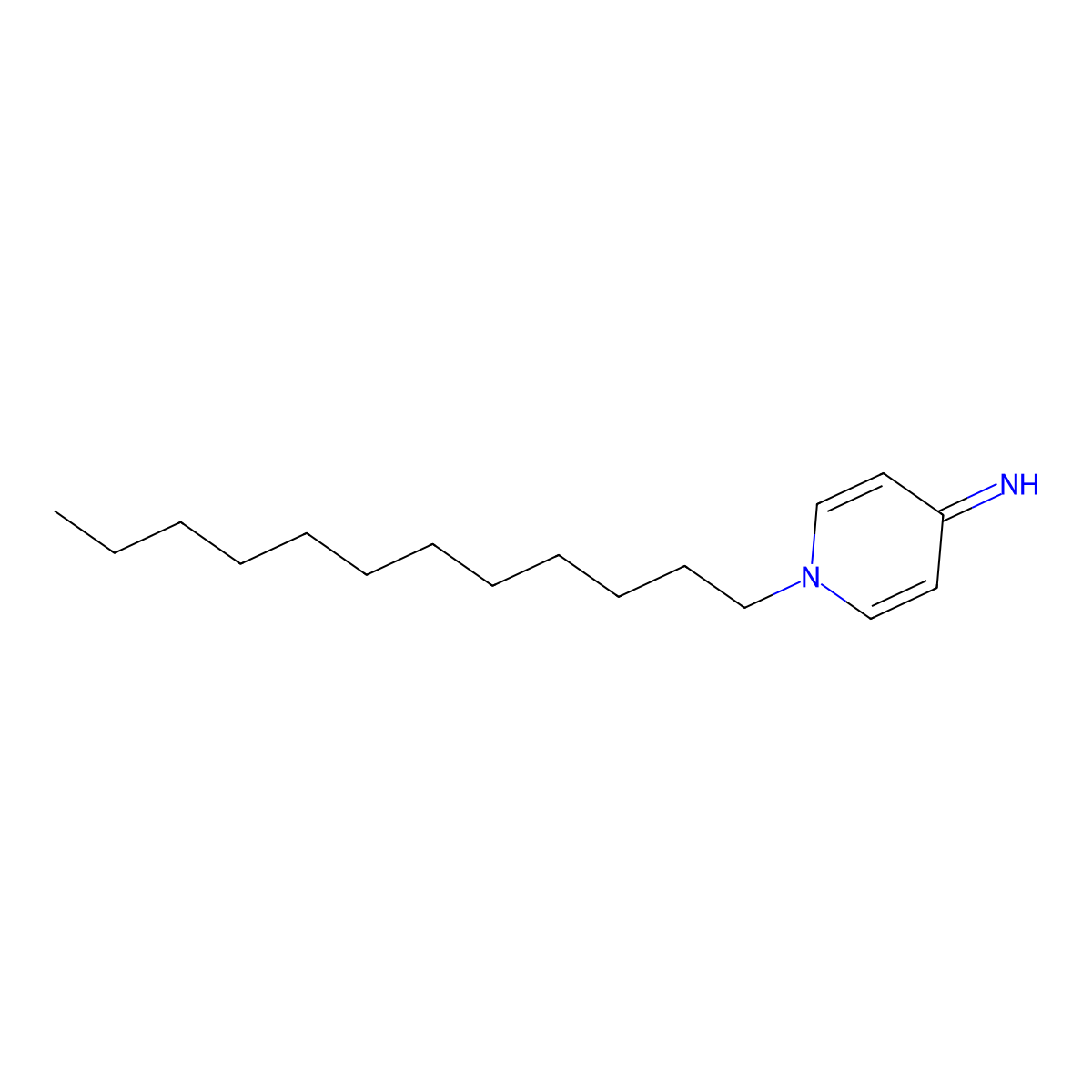 1-dodecylpyridin-4(1H)-imine molecular structure, CAS 300590-81-2