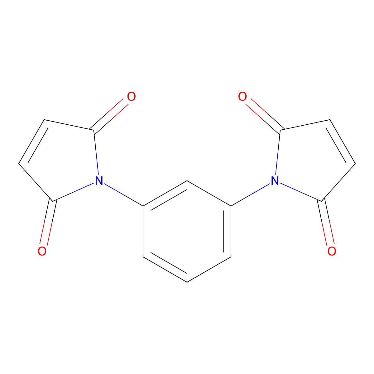 N,N'-1,3-Phenylenedimaleimide molecular structure, CAS 3006-93-7