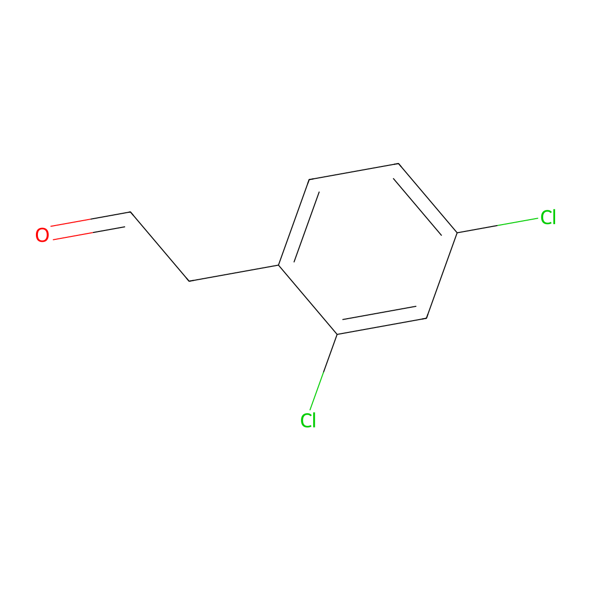 (2,4-Dichlorophenyl)acetaldehyde molecular structure, CAS 30067-11-9