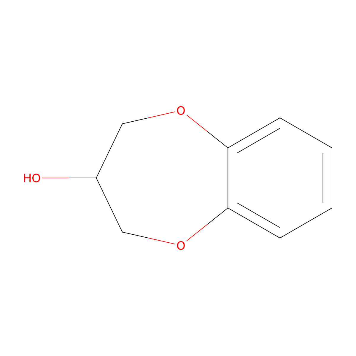 3,4-dihydro-2H-benzo[b][1,4]dioxepin-3-ol molecular structure, CAS 30067-20-0