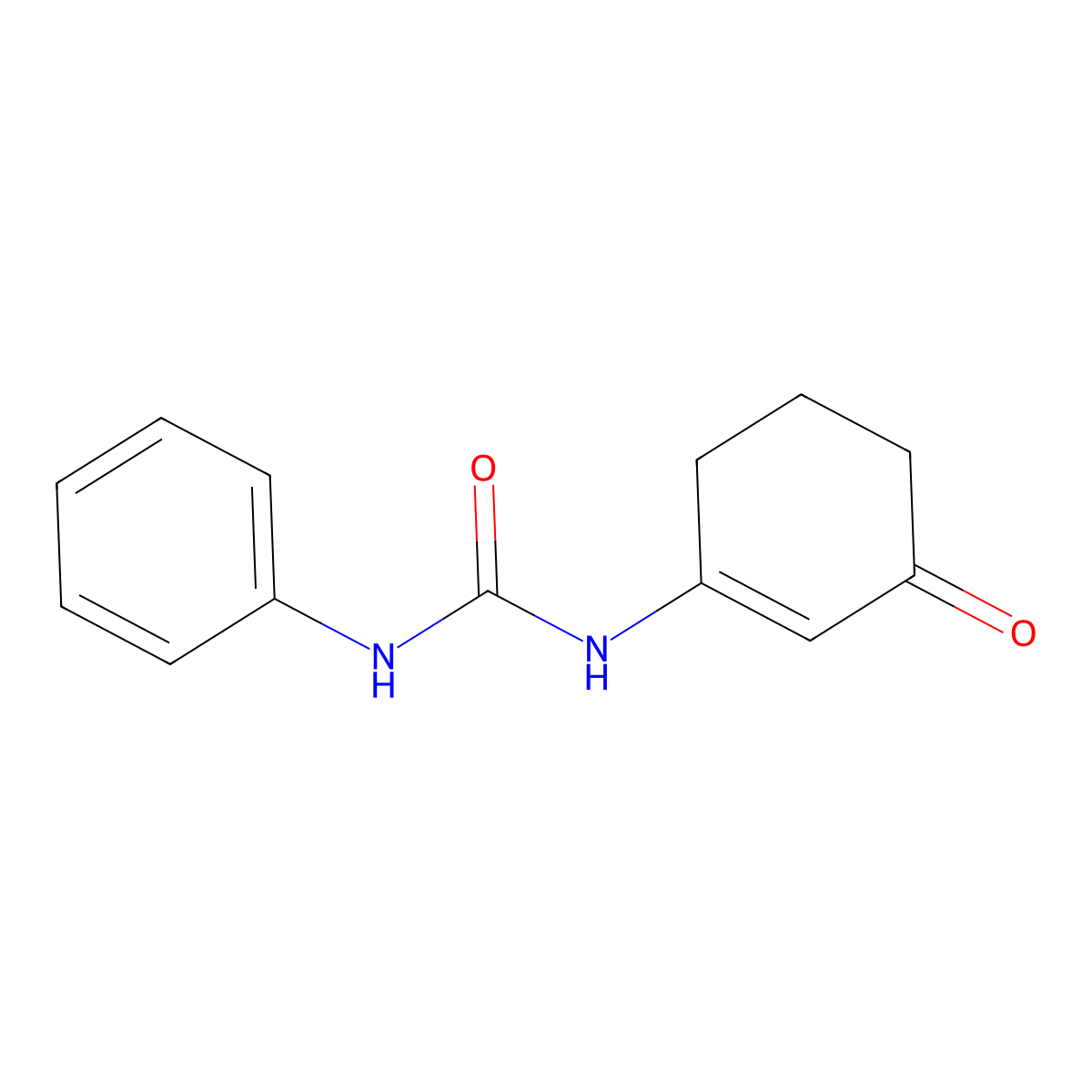 3-(3-Oxocyclohex-1-en-1-yl)-1-phenylurea molecular structure, CAS 300680-10-8