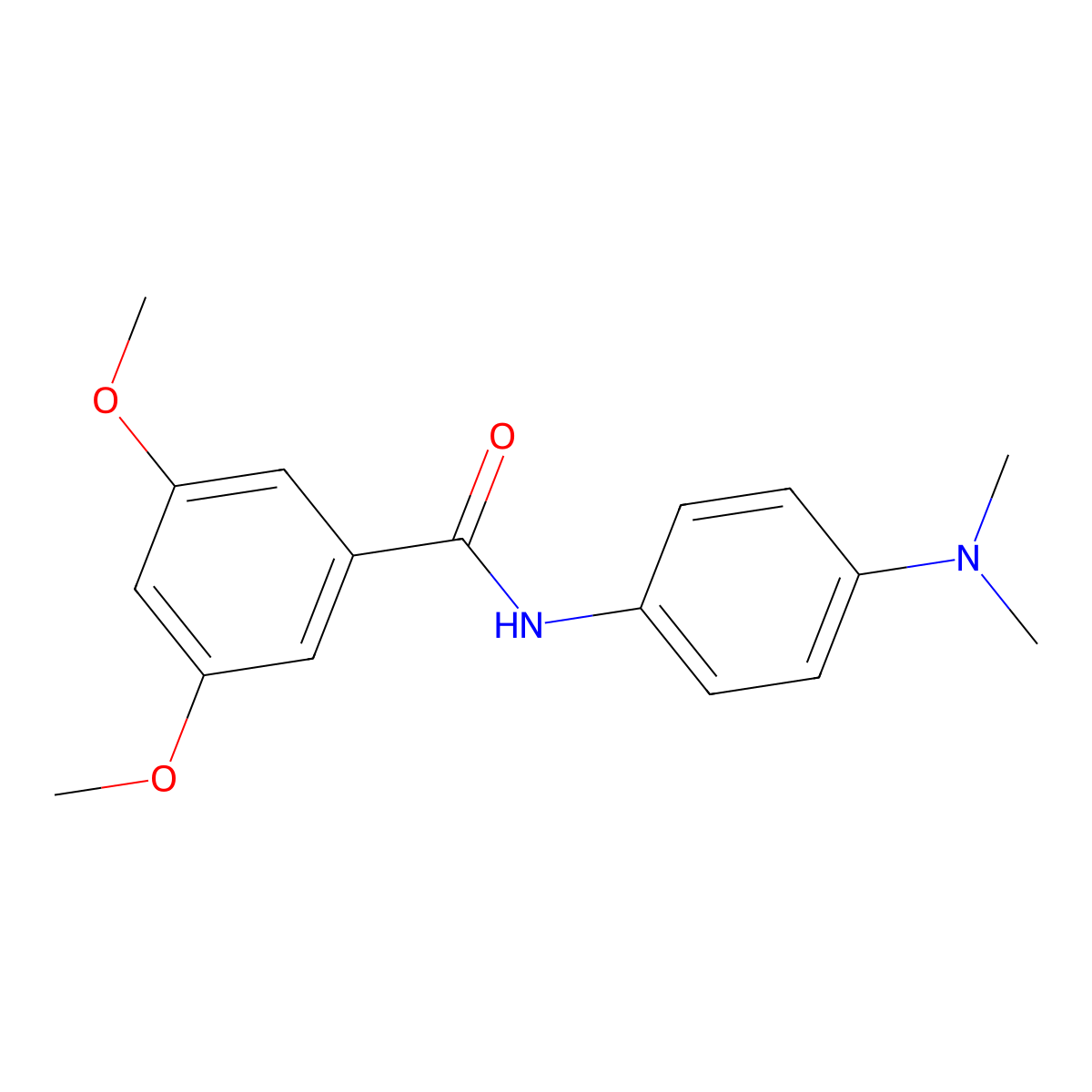N-[4-(dimethylamino)phenyl]-3,5-dimethoxybenzamide molecular structure, CAS 300697-80-7